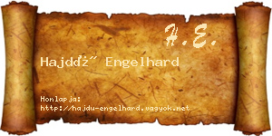 Hajdú Engelhard névjegykártya